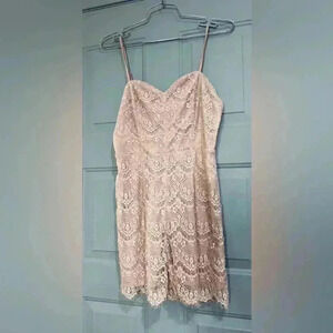 NIKIBIKI NUDE COLOR ROMPER SIZE MED LCB THE LABEL